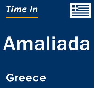 Current local time in Amaliada, Greece