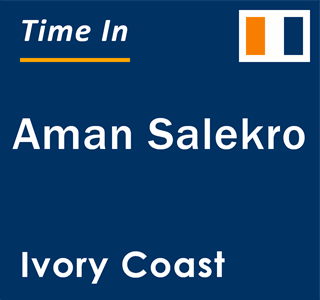 Current local time in Aman Salekro, Ivory Coast