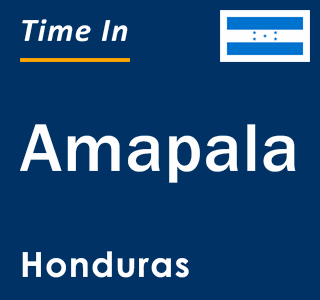 Current local time in Amapala, Honduras