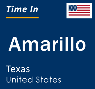 Current local time in Amarillo, Texas, United States