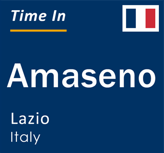 Current local time in Amaseno, Lazio, Italy