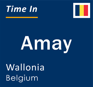 Current time in Amay, Wallonia, Belgium