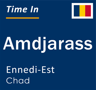 Current local time in Amdjarass, Ennedi-Est, Chad