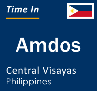 Current local time in Amdos, Central Visayas, Philippines