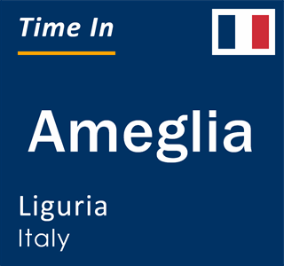 Current local time in Ameglia, Liguria, Italy