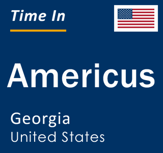Current local time in Americus, Georgia, United States