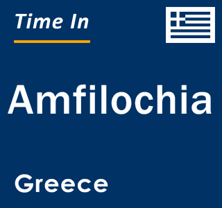 Current local time in Amfilochia, Greece