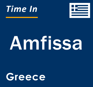 Current local time in Amfissa, Greece