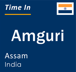 Current local time in Amguri, Assam, India