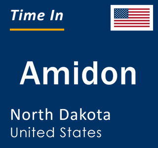 Current local time in Amidon, North Dakota, United States