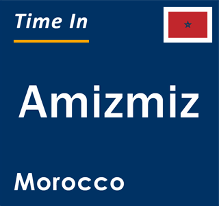 Current local time in Amizmiz, Morocco