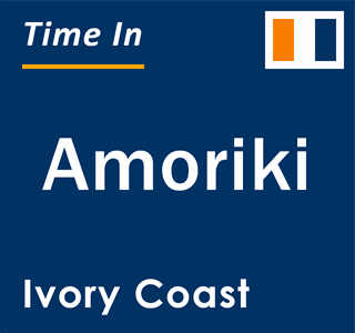 Current local time in Amoriki, Ivory Coast