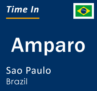 Current local time in Amparo, Sao Paulo, Brazil