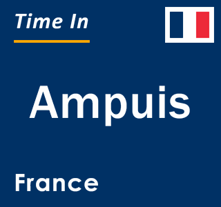 Current local time in Ampuis, France