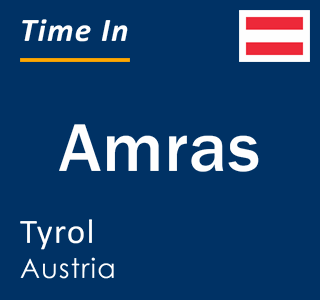 Current local time in Amras, Tyrol, Austria