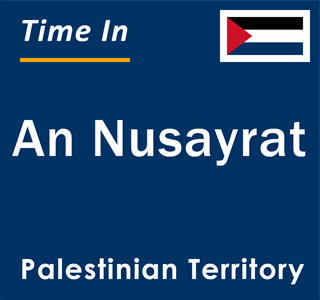 Current time in An Nusayrat, Palestinian Territory