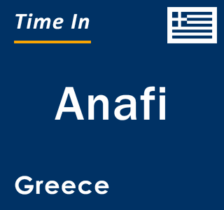 Current local time in Anafi, Greece