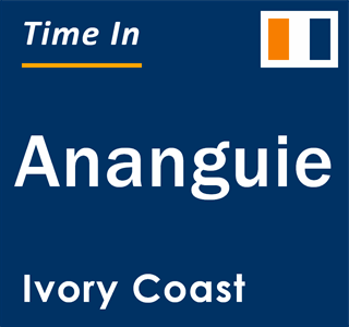 Current local time in Ananguie, Ivory Coast