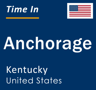 Current local time in Anchorage, Kentucky, United States