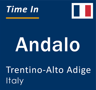 Current local time in Andalo, Trentino-Alto Adige, Italy