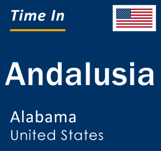 Current local time in Andalusia, Alabama, United States