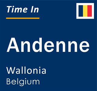 Current local time in Andenne, Wallonia, Belgium