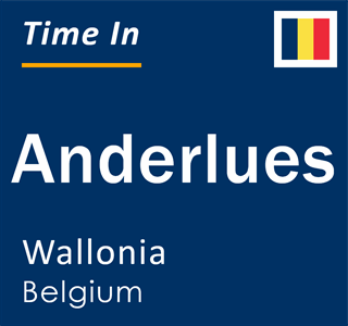 Current local time in Anderlues, Wallonia, Belgium