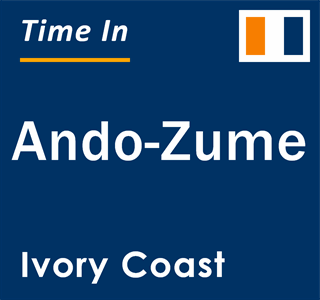 Current local time in Ando-Zume, Ivory Coast