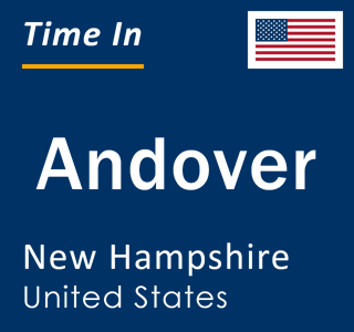 Current local time in Andover, New Hampshire, United States