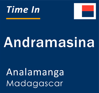 Current local time in Andramasina, Analamanga, Madagascar
