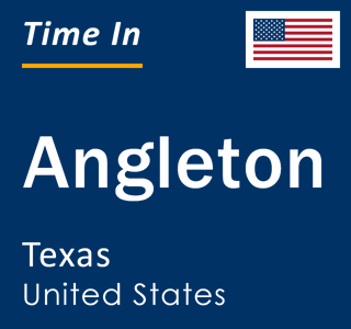 Current local time in Angleton, Texas, United States