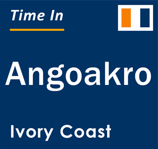 Current local time in Angoakro, Ivory Coast