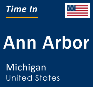 Current local time in Ann Arbor, Michigan, United States