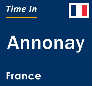 Current local time in Annonay, France