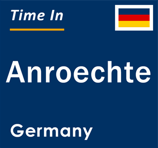 Current local time in Anroechte, Germany