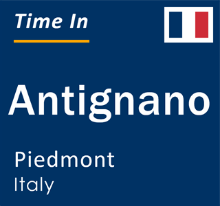 Current local time in Antignano, Piedmont, Italy