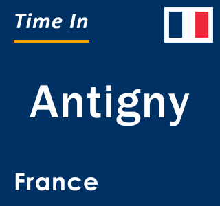 Current local time in Antigny, France