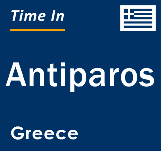 Current local time in Antiparos, Greece