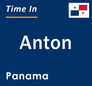 Current local time in Anton, Panama