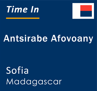 Current local time in Antsirabe Afovoany, Sofia, Madagascar