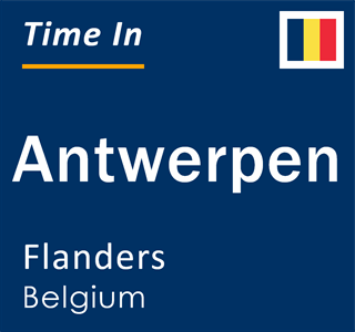 Current time in Antwerpen, Flanders, Belgium