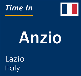 Current local time in Anzio, Lazio, Italy