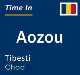 Current time in Aozou, Tibesti, Chad
