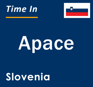 Current local time in Apace, Slovenia