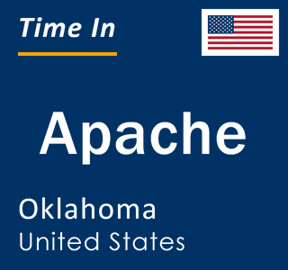 Current local time in Apache, Oklahoma, United States