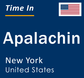 Current local time in Apalachin, New York, United States