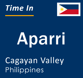 Current local time in Aparri, Cagayan Valley, Philippines