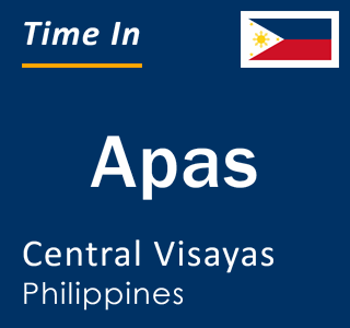 Current local time in Apas, Central Visayas, Philippines