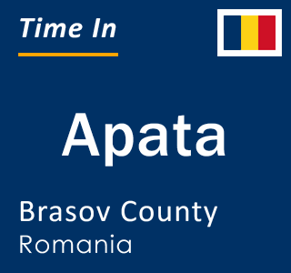 Current local time in Apata, Brasov County, Romania