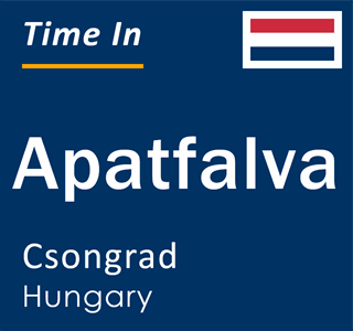 Current local time in Apatfalva, Csongrad, Hungary